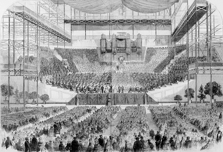 The Great Handel Festival at the Crystal Palace (1857). Illustrated London News July 27th, 1857