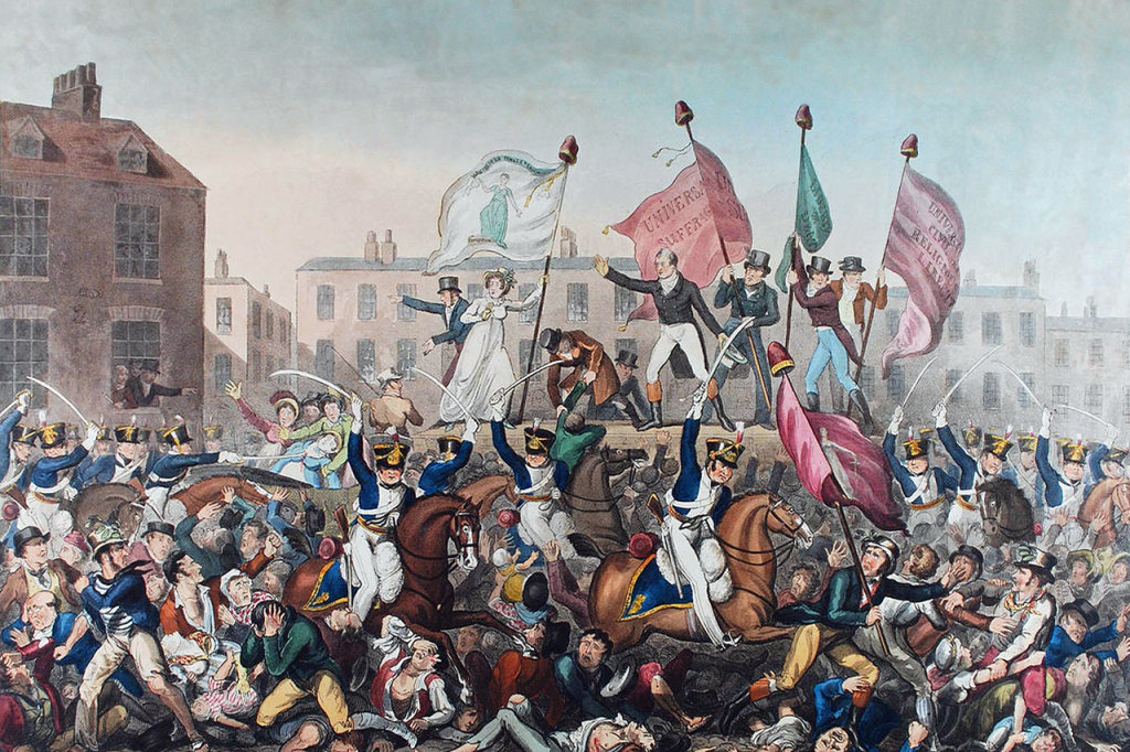 This image has an empty alt attribute; its file name is peterloo_massacre.png