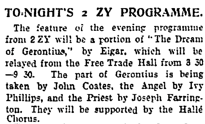 On Air – The Hallé Choir and Radio: Part&nbsp;1